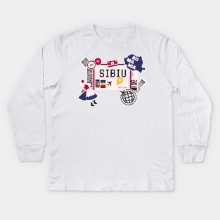 Sibiu Romania Kids Long Sleeve T-Shirt